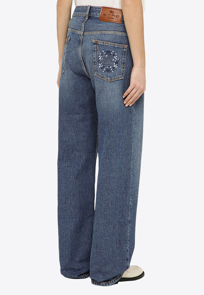 Etro Pegaso Embroidered Baggy Jeans WRNB0005AD171/O_ETRO-S9001