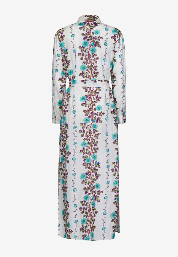 Etro Floral Print Maxi Beach Dress WRPA0002-99SAE88 X0800 Multicolor