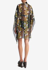 Etro Floral Print Mini Kaftan WRPA0003-99SASA2 X0810 Multicolor