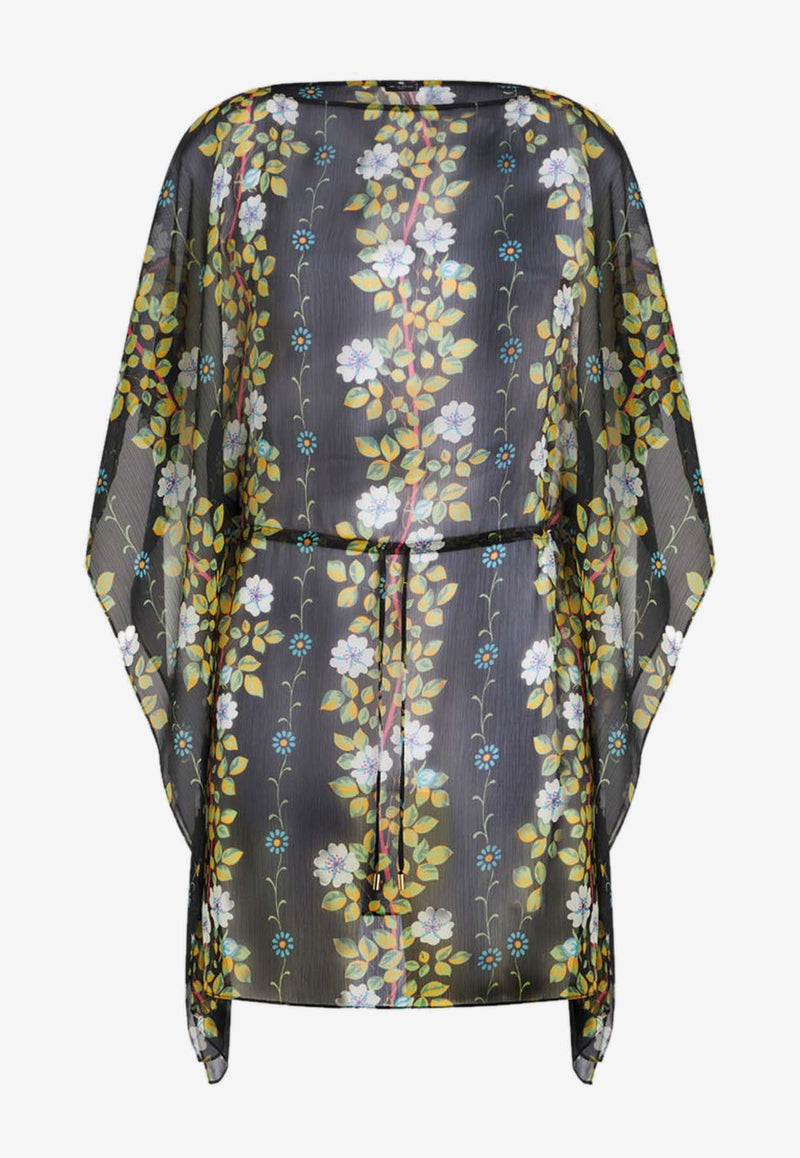 Etro Floral Print Mini Kaftan WRPA0003-99SASA2 X0810 Multicolor