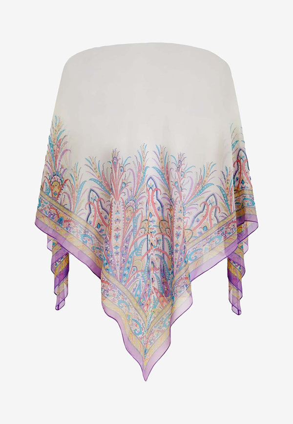 Etro Paisley Print Cover-Up WRPA0009-99SPS42 X0800 White