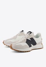 New Balance 327 Low-Top Sneakers in Moonbeam with Black White WS327GD