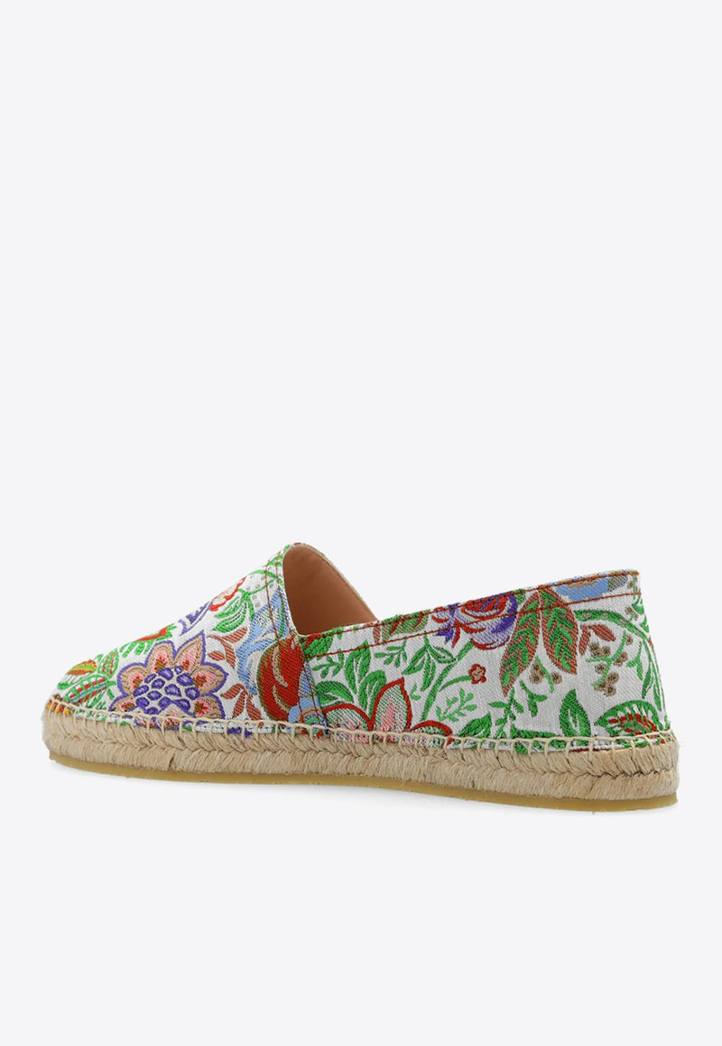 Etro Floral Paisley Jacquard Espadrilles WS4G0001-99TJS41 S9800