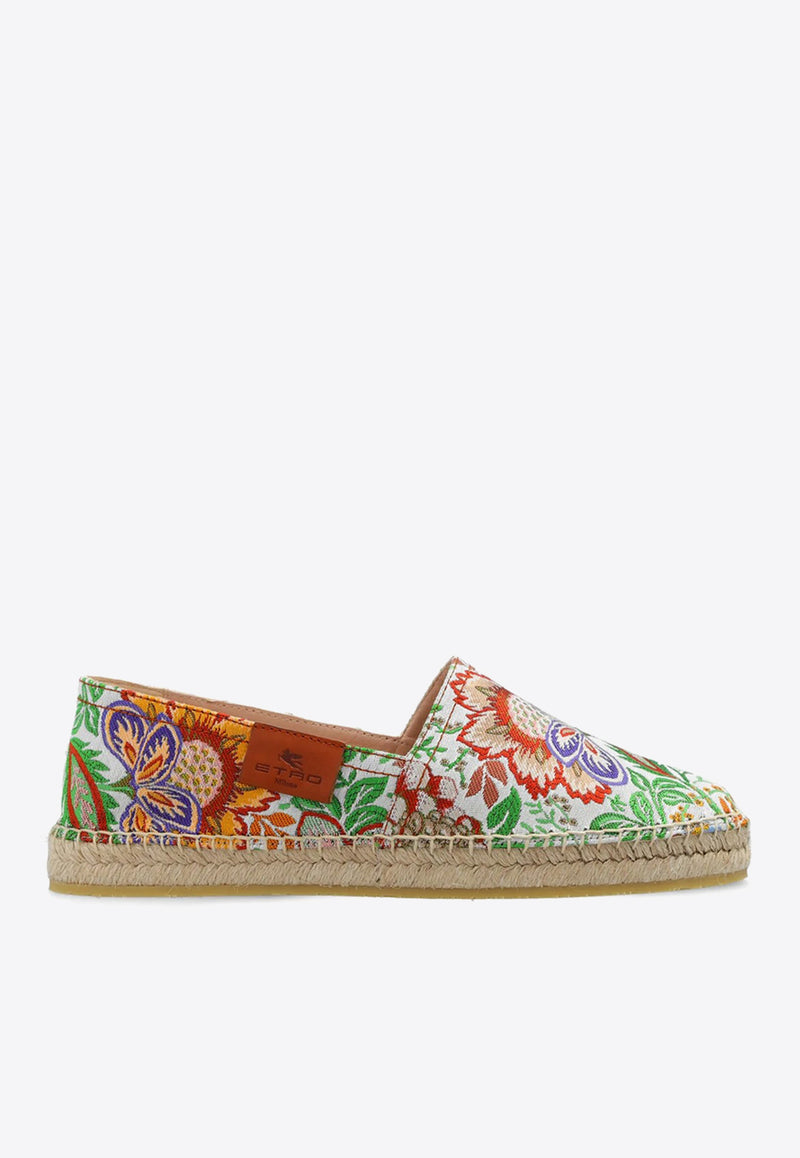 Etro Floral Paisley Jacquard Espadrilles WS4G0001-99TJS41 S9800