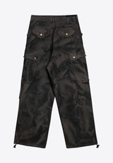 DARKPARK Washed Cargo Jeans Black WTR01FAP13W990/P_DARKP-W990