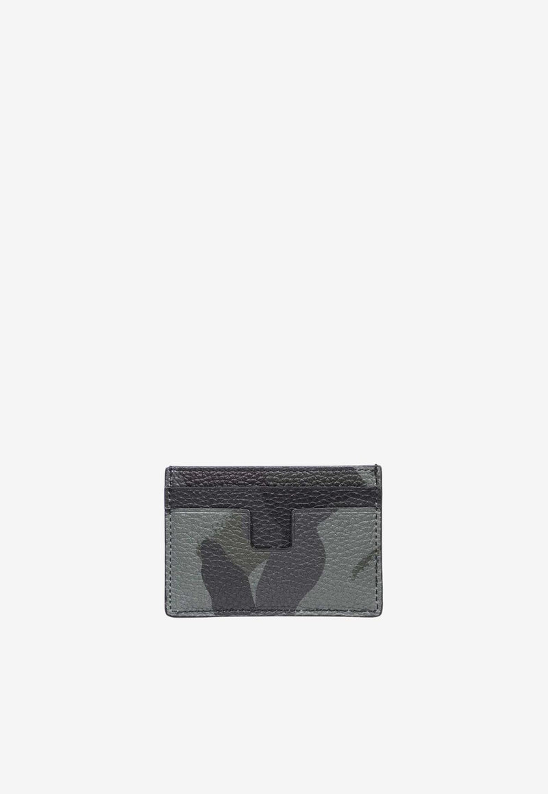 Tom Ford Logo Leather Cardholder Y0232-ICL093G 3EN02 Green