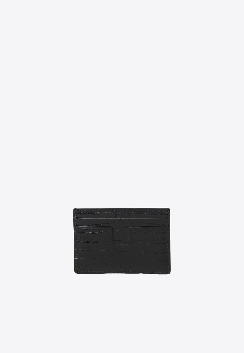 Tom Ford Croc-Embossed Leather Bi-Fold Cardholder YT232-LCL168G 1N001