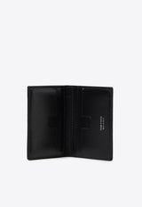 Tom Ford Embossed Leather B-Fold Cardholder YT279-LGO050L 1N001 Black