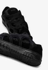 Santha Model 1 Mesh and Suede Sneakers Black YU01-S1OR/P_SANTH-BK