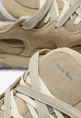 Santha Model 1 Mesh and Suede Sneakers Beige YU01-S1SU/P_SANTH-LS