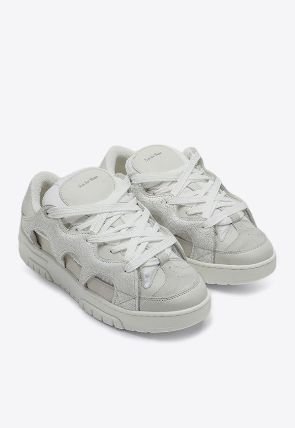 Santha Model 1 Mesh and Suede Sneakers White YU02-S1CK/P_SANTH-WH