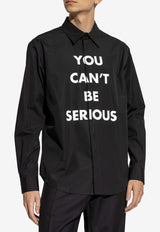 Moschino You Can
t Be Serious Shirt ZA021352351555 1555 Black