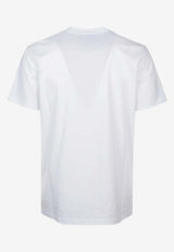 Moschino Safety Pin Short-Sleeved T-shirt ZA071752411001 1001 White