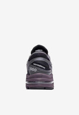 New Balance 1000 Low-Top Sneakers in Magnet with Plum Brown M1000EB