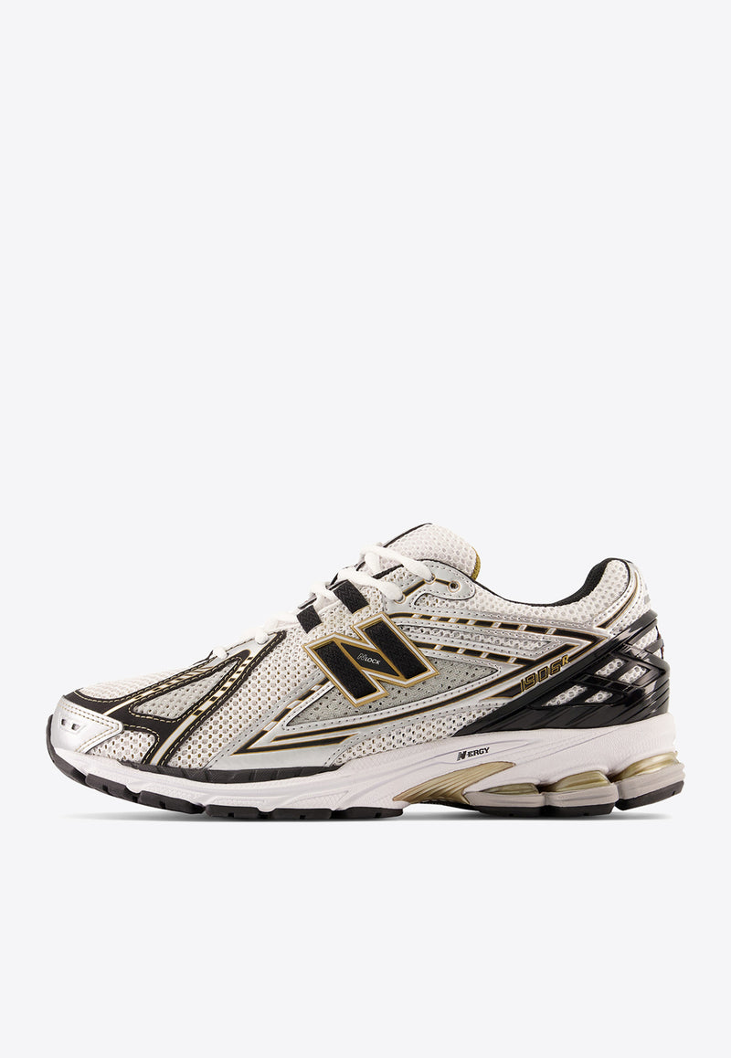 New Balance 1906R Low-Top Sneakers in Metallic Silver with Metallic Gold M1906RA Multicolor