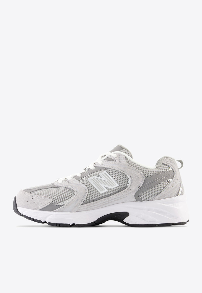 New Balance 530 Low-Top Sneakers in Raincloud with Shadow Gray and Silver Metallic MR530CK Gray