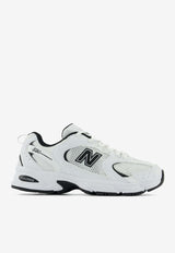 New Balance 530 Low-Top Sneakers in White with Black MR530EWB