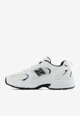 New Balance 530 Low-Top Sneakers in White with Black MR530EWB