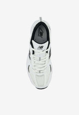 New Balance 530 Low-Top Sneakers in White with Black MR530EWB