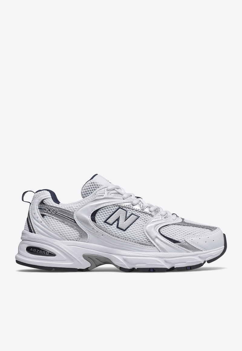 New Balance 530 Low-Top Sneakers in White with Natural Indigo MR530SG White