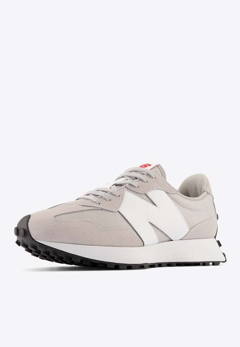 New Balance 327 Low-Top Sneakers in Raincloud with White MS327CGW Gray