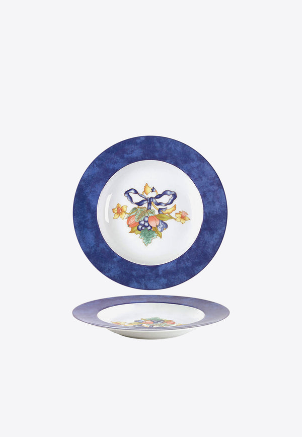 Bernardaud Borghese Soup Plate Blue scopel-80