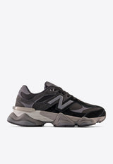 New Balance 9060 Low-Top Sneakers in Black with Castlerock and Rain Cloud U9060BLK Black