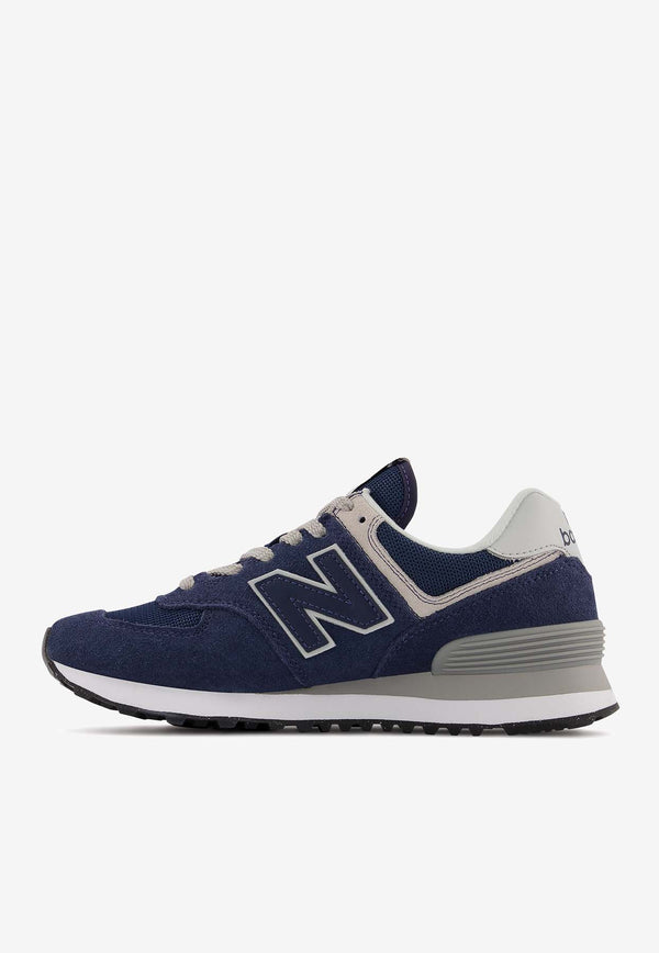 New Balance 574 Low-Top Sneakers in Navy WL574EVN