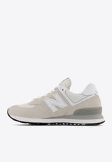 New Balance 574 Core Sneakers in Nimbus Cloud with White WL574EVW Gray