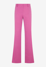 Flared Wool Pants