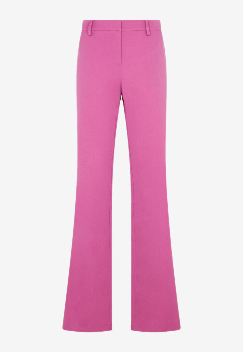 Flared Wool Pants