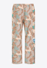 Camouflage Logo-Patch Cargo Pants