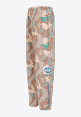 Camouflage Logo-Patch Cargo Pants