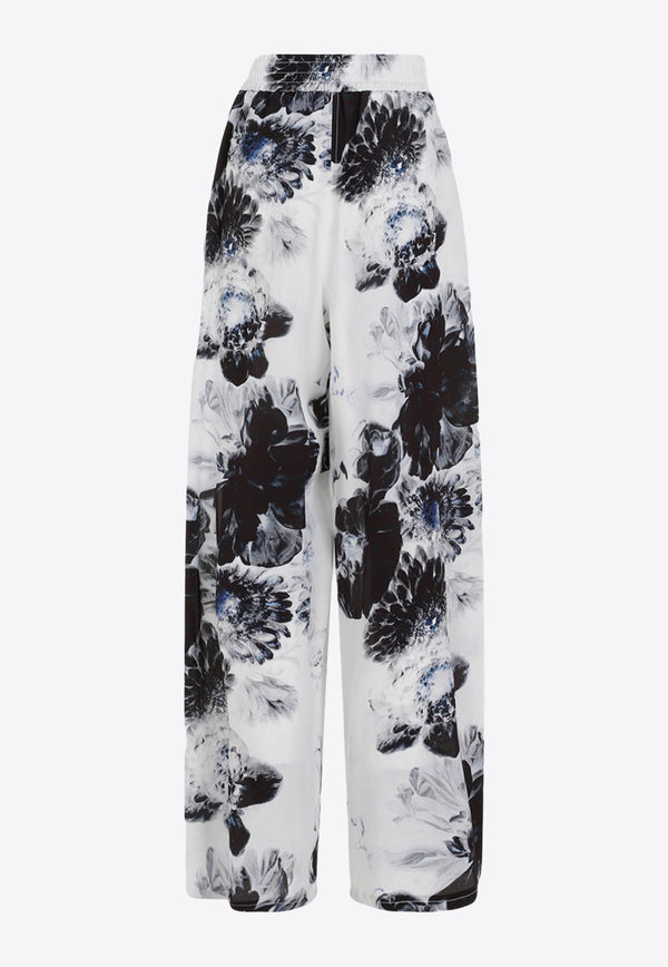 Floral Silk Pajama Pants