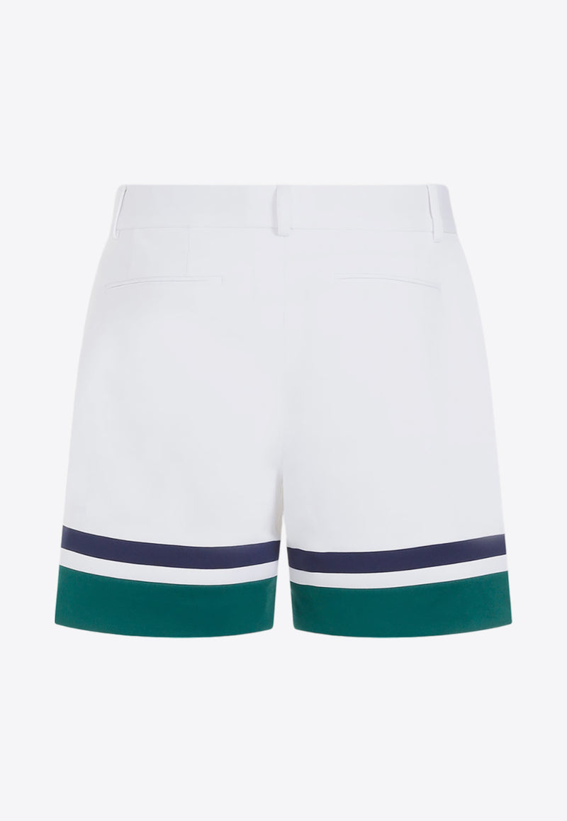 Logo-Patch Tailored Shorts