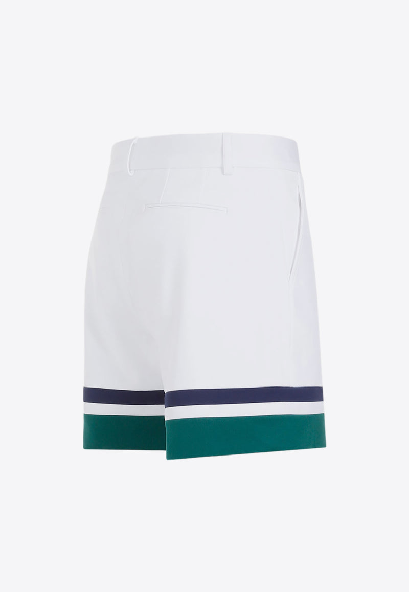 Logo-Patch Tailored Shorts