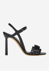 Salvatore Ferragamo Gabriela 105 Sandals with Vara Bow Black 01E564 GABRIELA 757620 NERO/BLACK