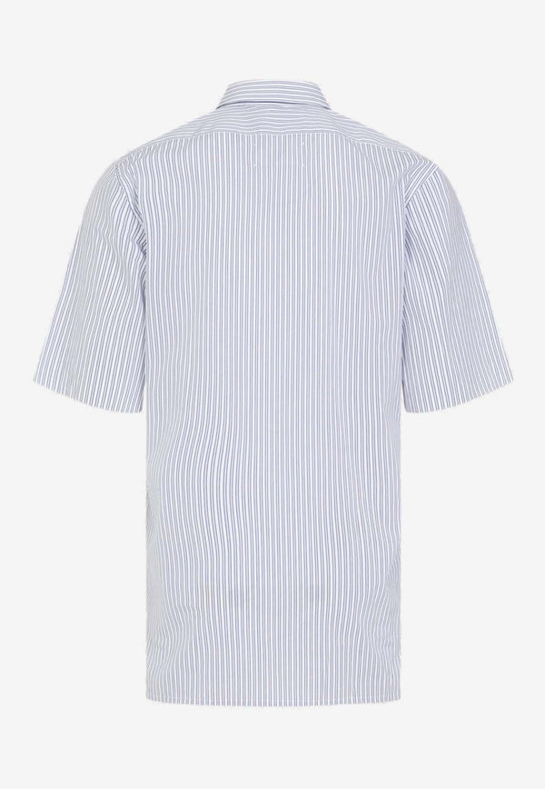 Short-Sleeved Striped Shirt