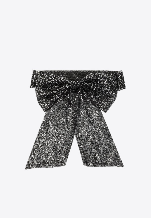 Wicole Sequined Bow Headband