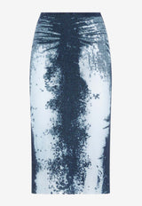 Trompe L
oeil Midi Skirt