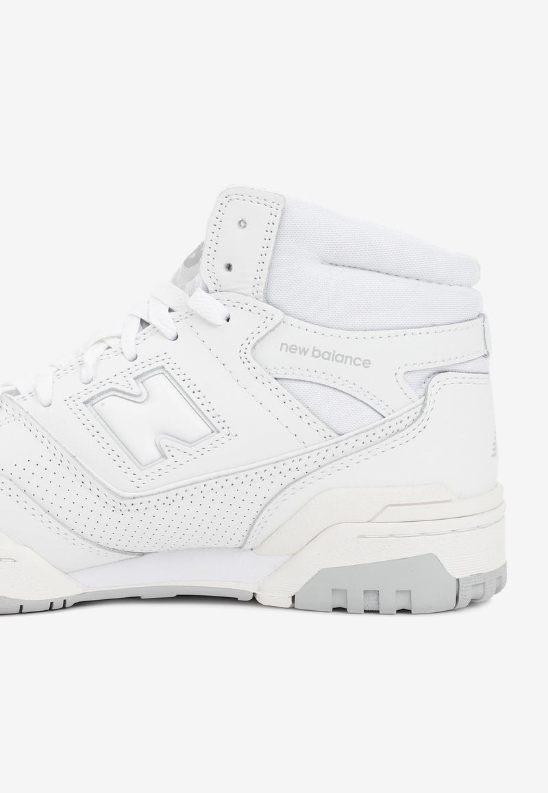 650 High-Top Sneakers in White