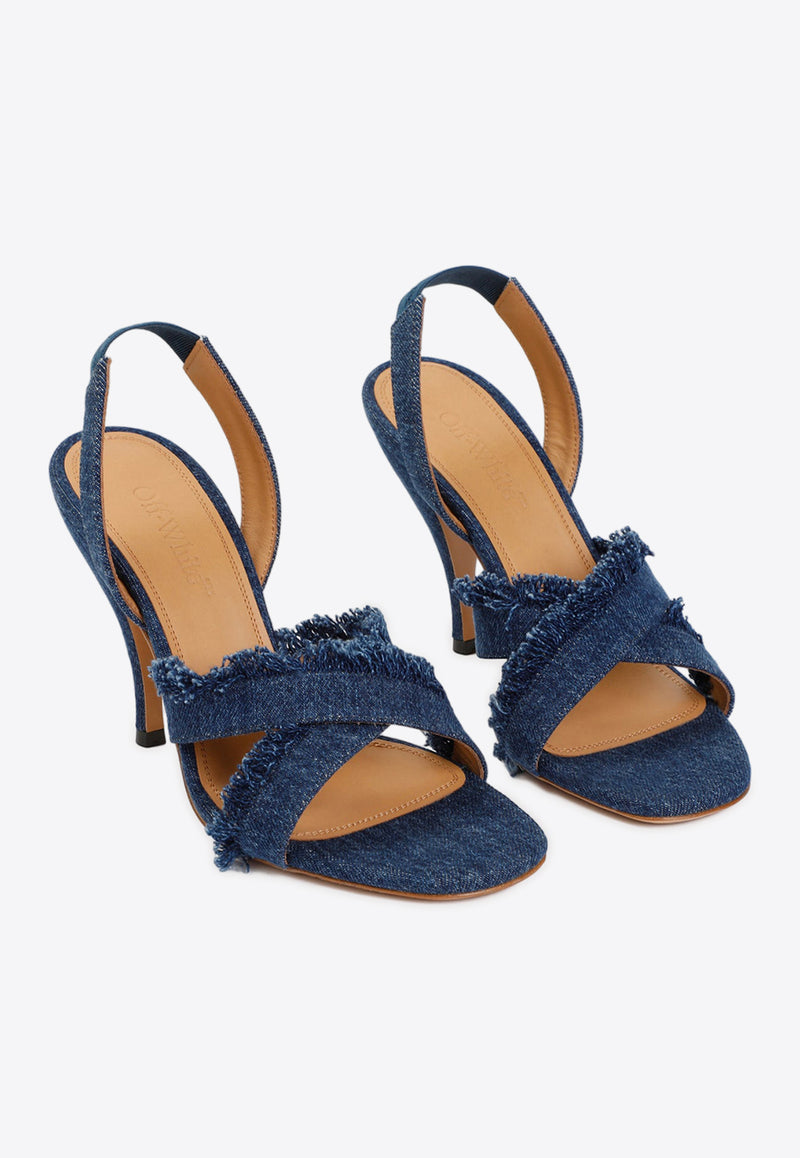 110 Slingback Denim Sandals