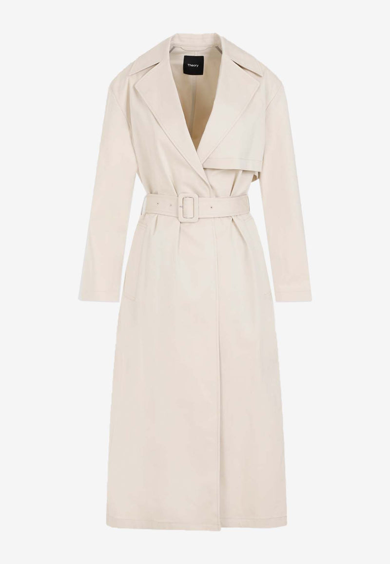 Trench Coat with Waist Belt