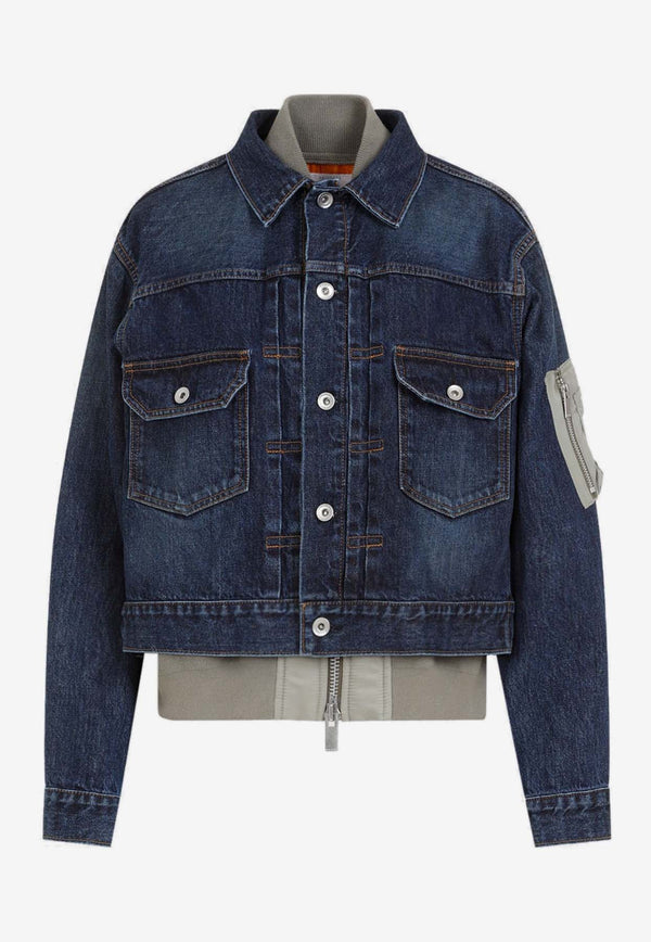 Double Layer Denim Jacket