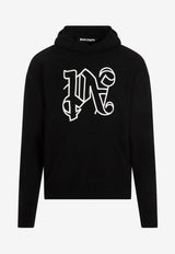 Logo-Embroidered Knitted Hoodie