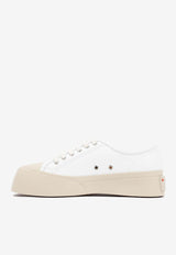 Marni Pablo Low Top Leather Sneakers 42362227196085 SNZU002002.P2722 00W01 LILY WHITE