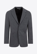 Logo Single-Breasted Blazer