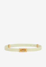 Bottega Veneta Point Lock Calf Leather Belt 41826691219637 685802.V12J1 9412 LEMON WASHED GOLD