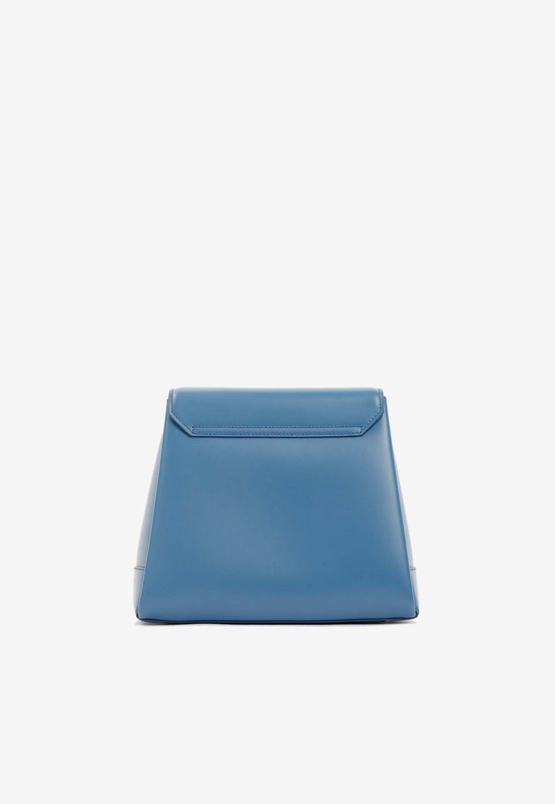 Jil Sander Victor Shoulder Bag in Calf Leather  J08WD0018.P4849 430 DEEP BLUE