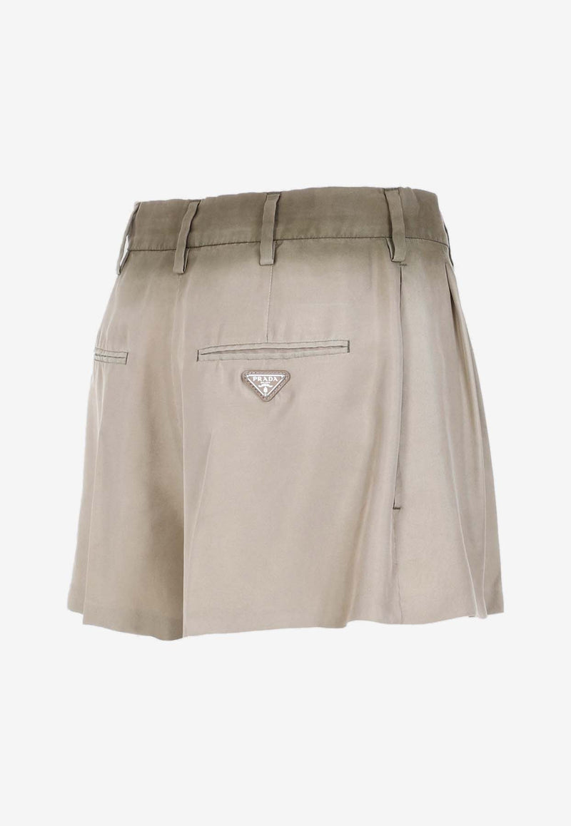 Logo Silk Shorts